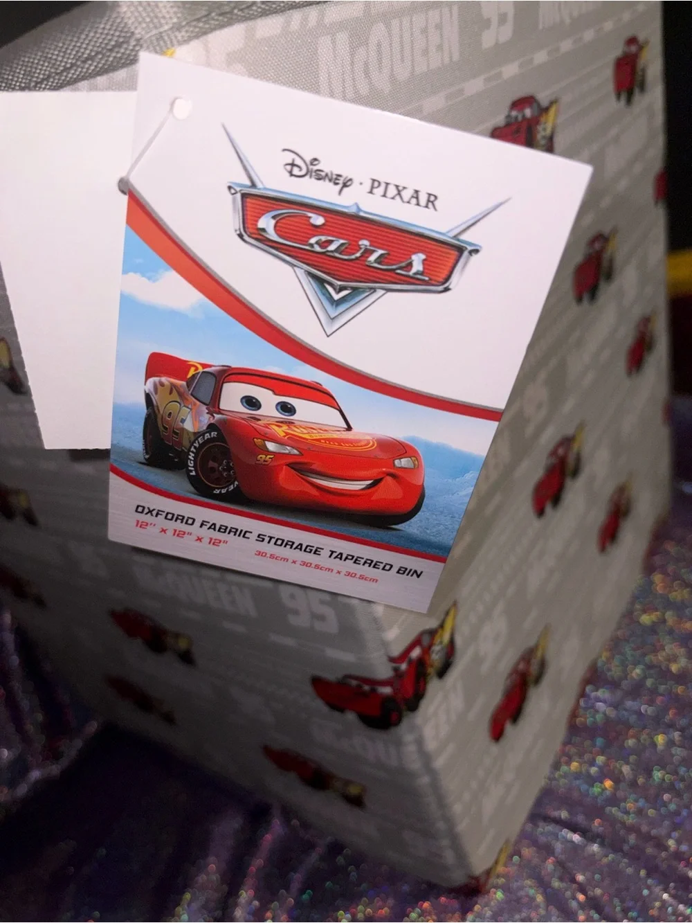 Lightning McQueen Storage Cube